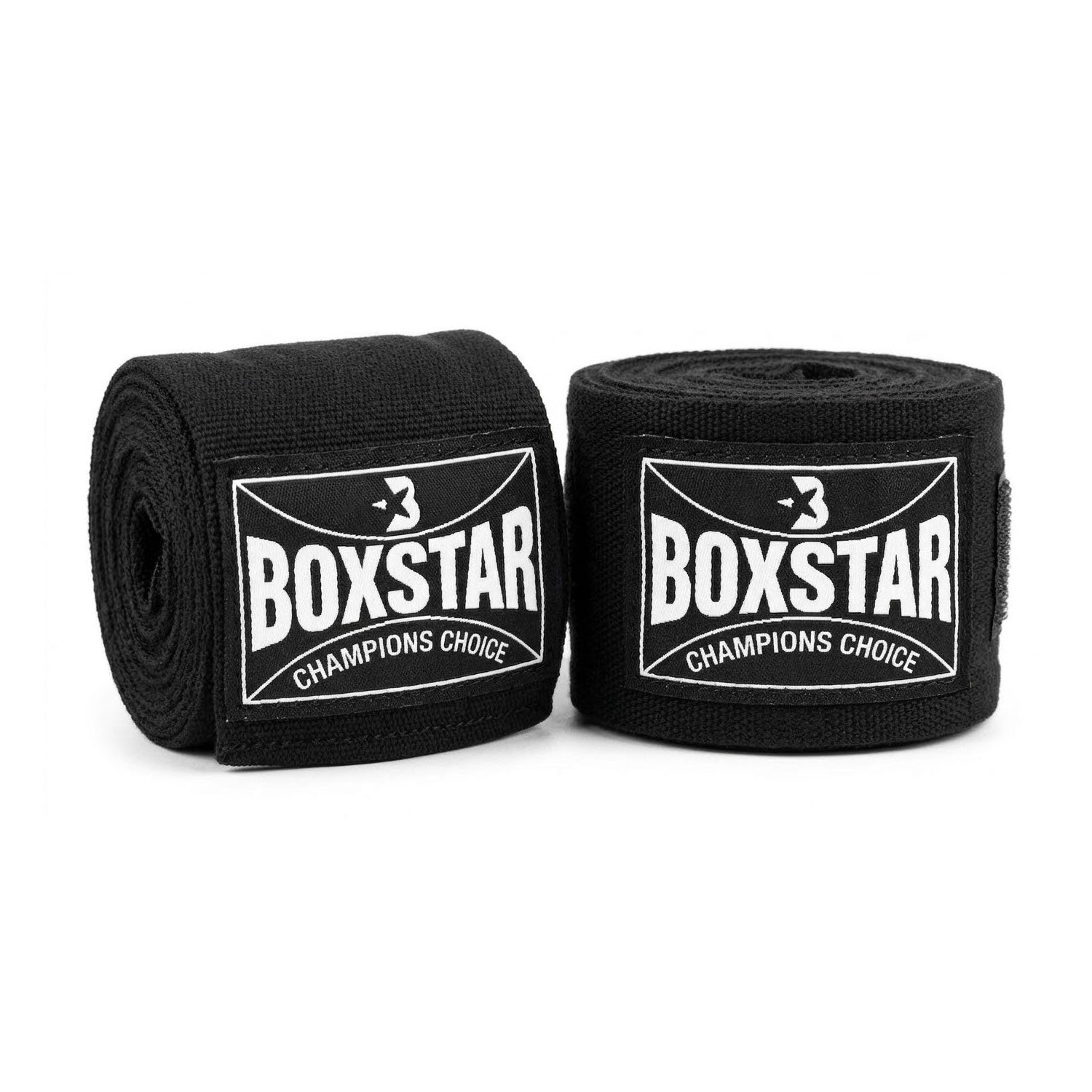 BOXSTAR Premium Hand Wraps – Champions Choice 🥊 Black