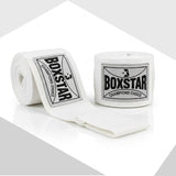 BOXSTAR Premium Hand Wraps – Champions Choice 🥊 White