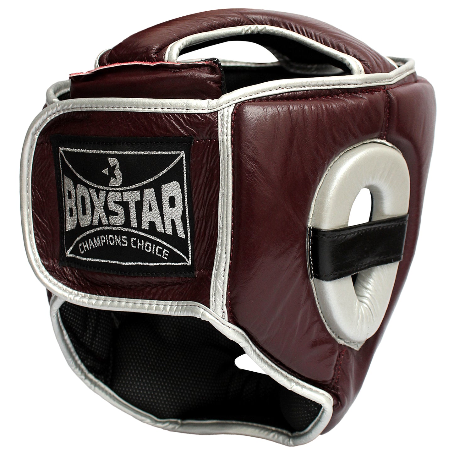BOXSTAR Elite Boxing Head Guard 100% Genuine Leather