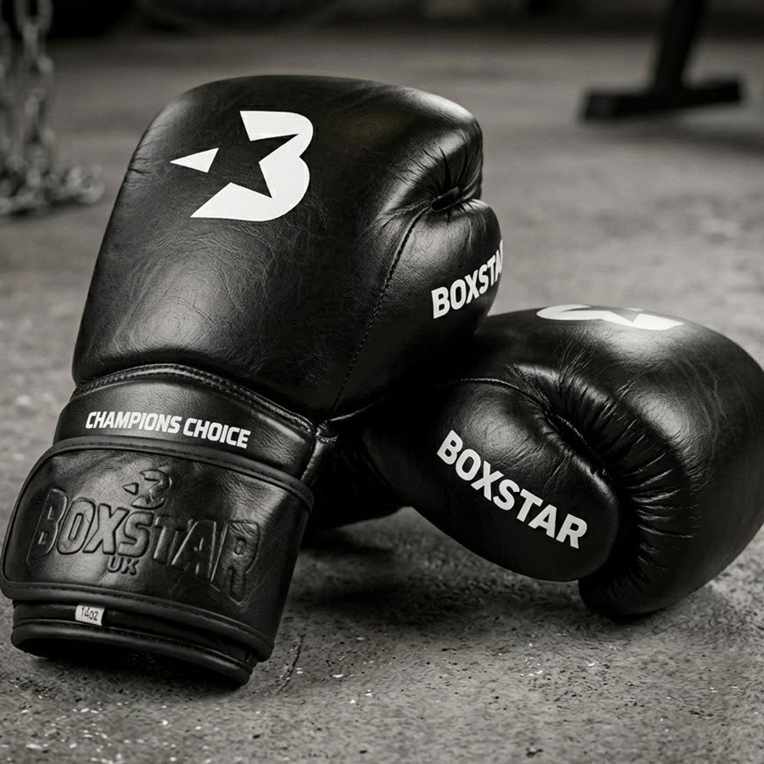 BOXSTAR Genuine Leather Sparring Boxing Gloves Hand Moulded Fit