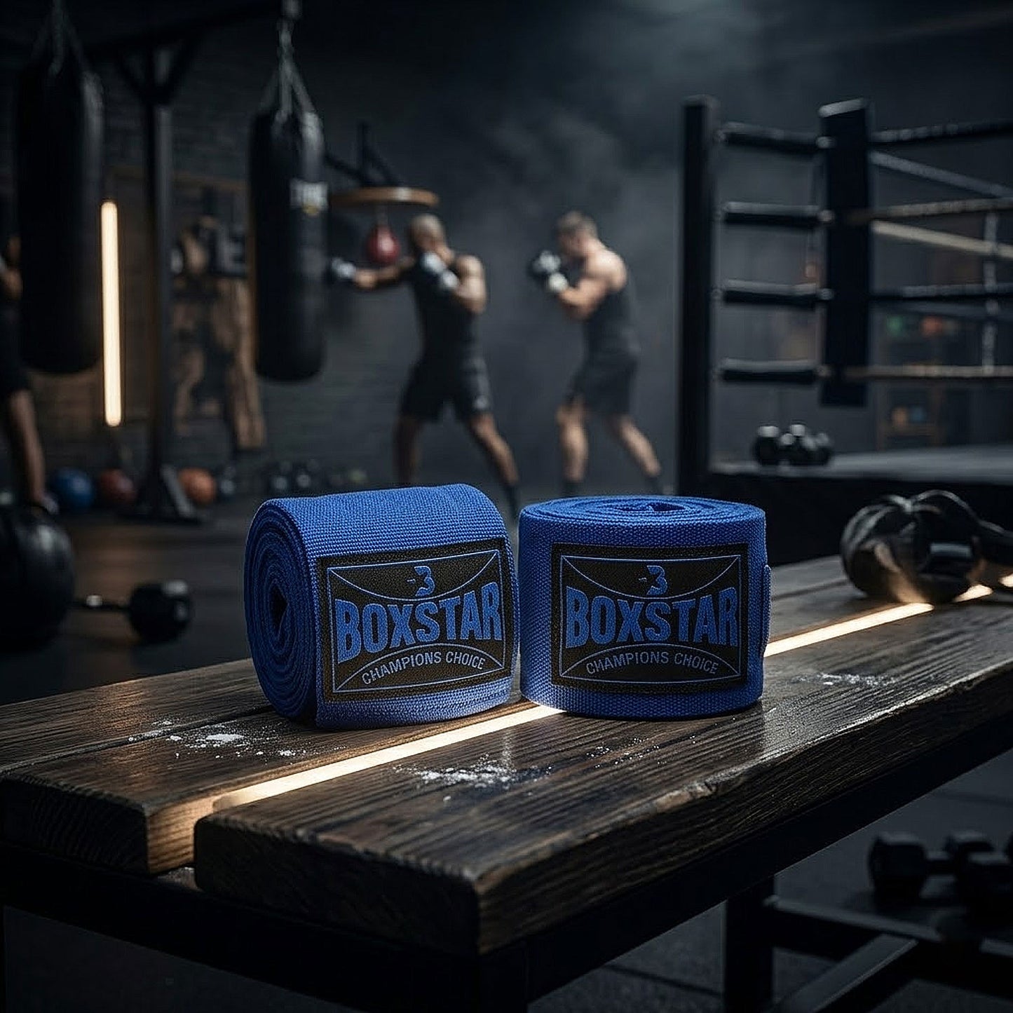 BOXSTAR Premium Hand Wraps – Champions Choice 🥊 Blue