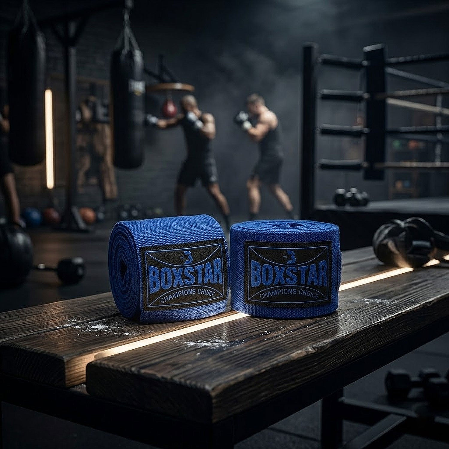 BOXSTAR Premium Hand Wraps – Champions Choice 🥊 Blue