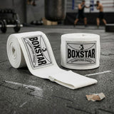BOXSTAR Premium Hand Wraps – Champions Choice 🥊 White