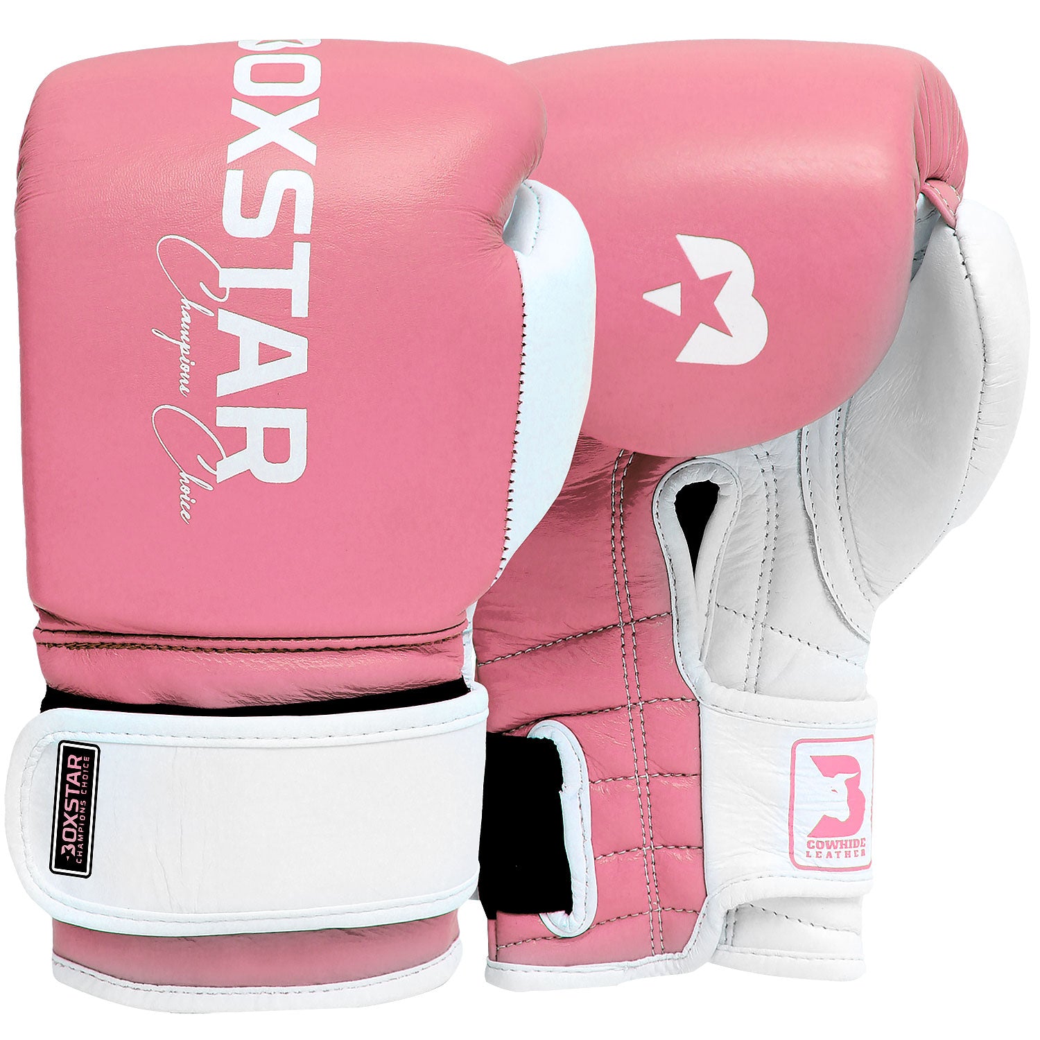 Women Premium Cowhide Leather Boxing Gloves Maximum Protection & Performance