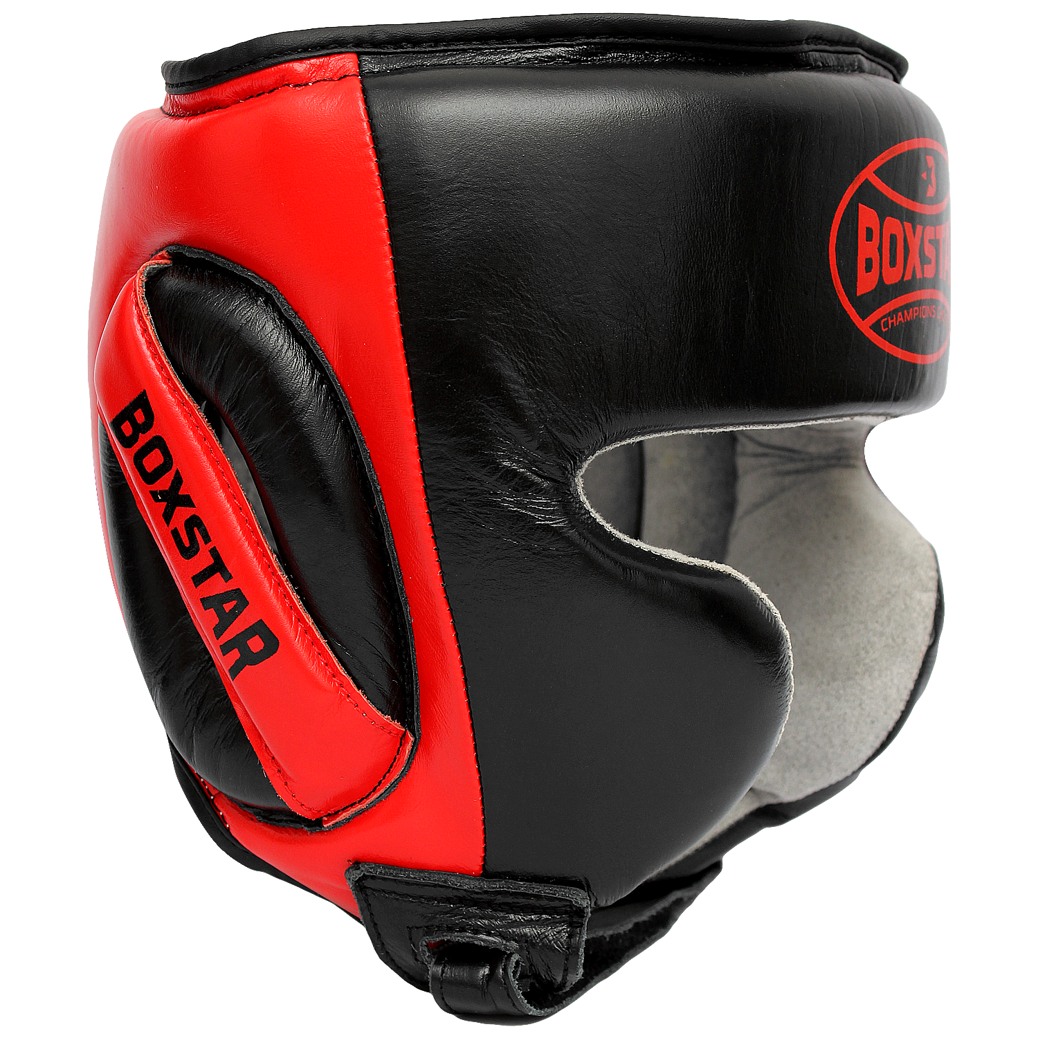 BOXSTAR Genuine Leather Boxing Head Guard